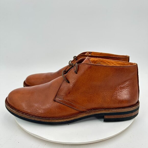 Astorflex Men Size EU 44 US 11 Brown Leather Plain Toe Ankle Chukka Boot - Picture 2 of 12
